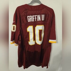 Nike On Field Authentic Jersey MEN 52 Robert Griffin III NFL Washington Redskins